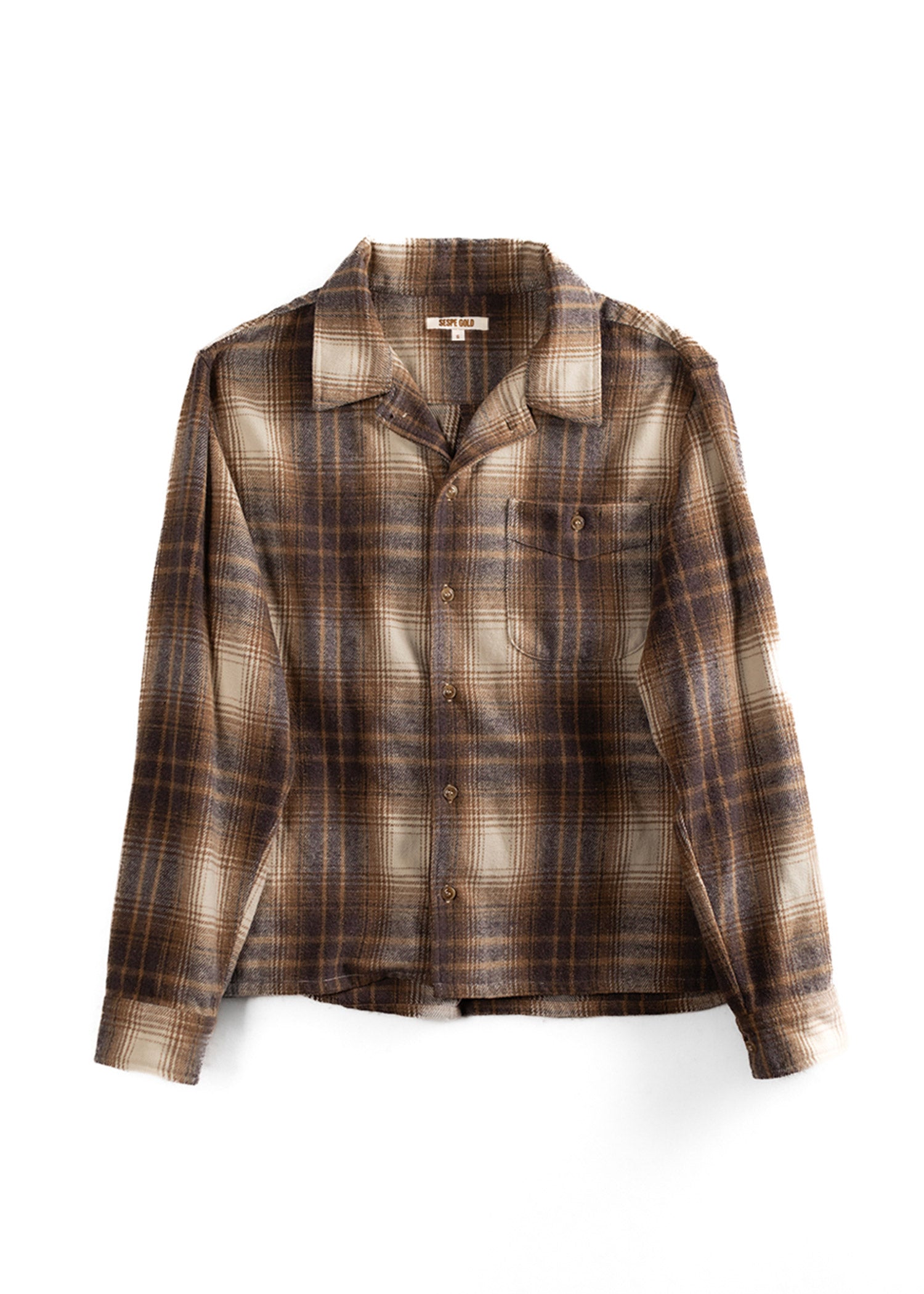 FLANNEL - BIG SHIRT C.E Flannel GRID STRIPE Shirt C.E⁄CAVEMPT